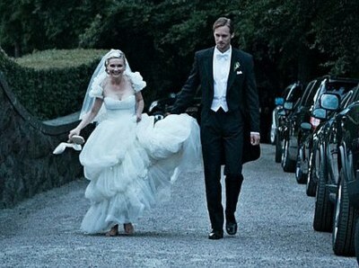 Kirsten Dunst, melancholia and alexander skarsgard