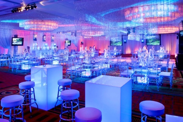 modern and blue led