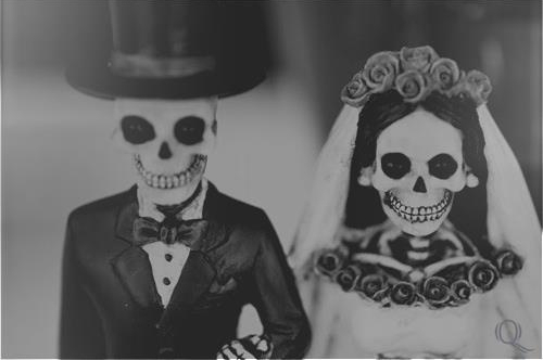 skull, grunge and dead