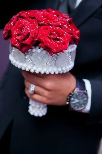 rose, azeri wedding and red