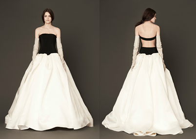 Vera Wang, bicolor and wedding dress