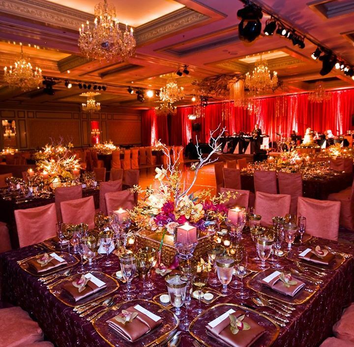 decorations, red and dinner