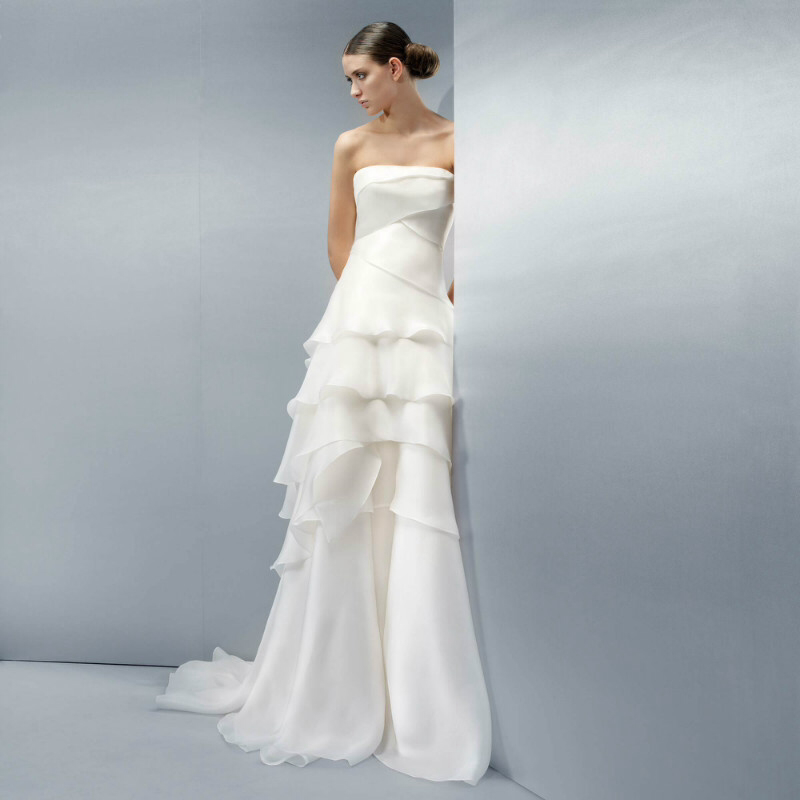 fancy, wedding dress, waves and streamy