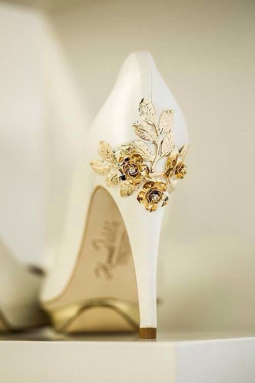 bride, shoes, white and heels