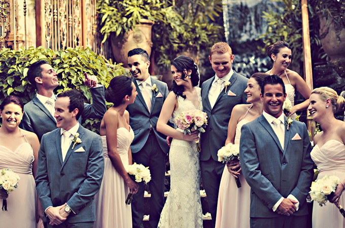 bridesmaids, smile and girls