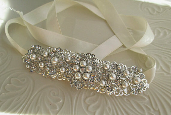WeddingHair and headband