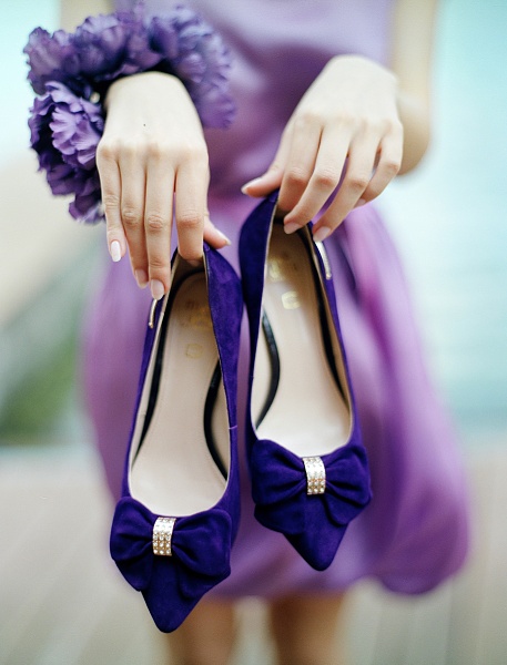 bridesmaids, shoes, love and purple