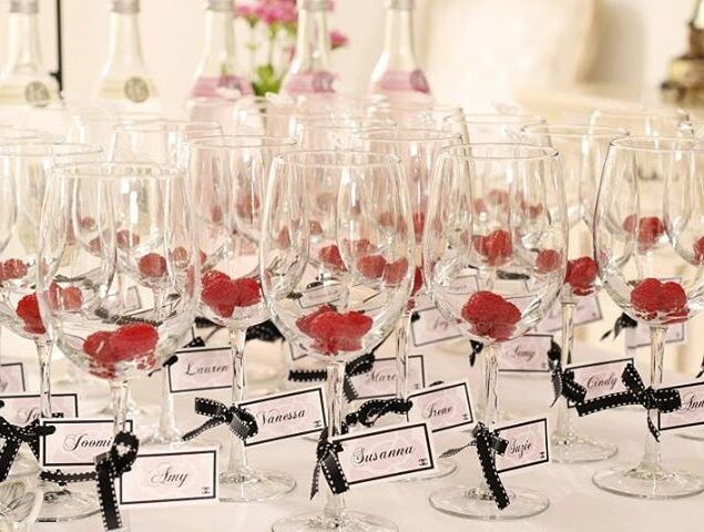 reception, coco chanel, table number and paris