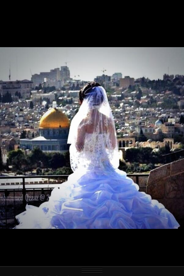 bride, beautiful, palestine and al aqsa