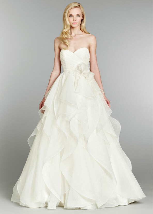 wedding dress and hayley paige