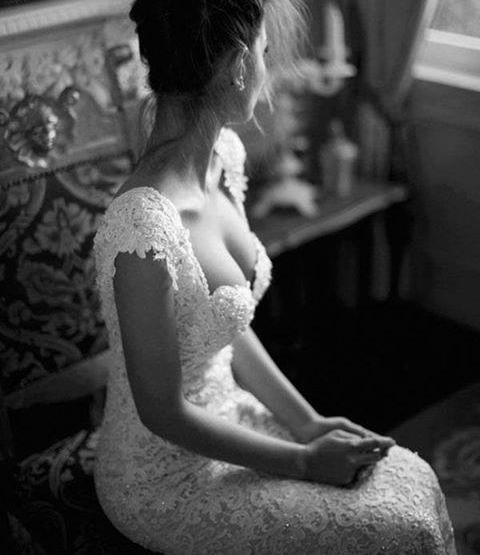 black white, dress, bride and wedding dress
