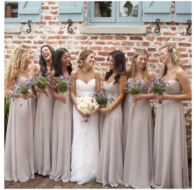 tan wedding, bridesmaid dresses, neutral wedding and bridesmaids