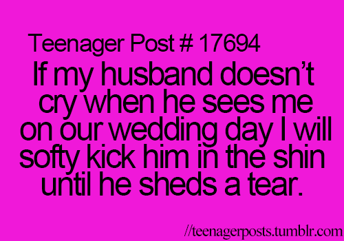 softy?, husband's and weddings