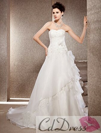 wedding dress 2014, lace and white wedding dress