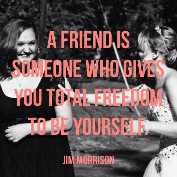 quote, best friends, qotd and Jim Morrison