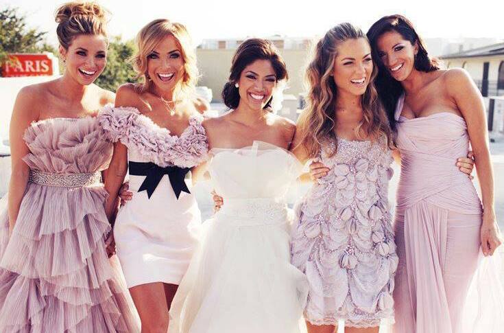 purple, weddings and fashion