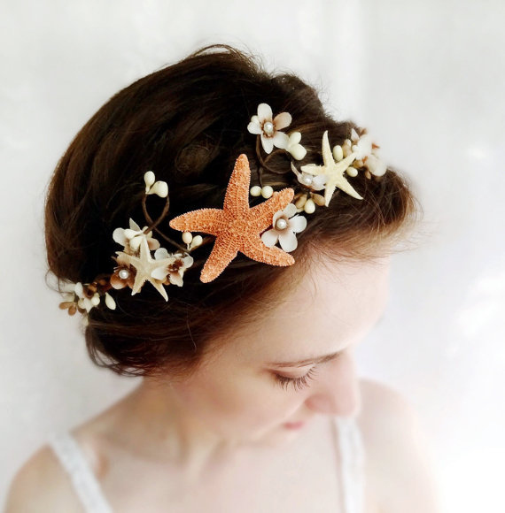 theme wedding, hair, fashion and mermaid wedding
