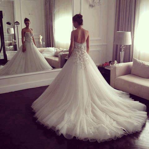 lovely, smart, dress and wedding_dress