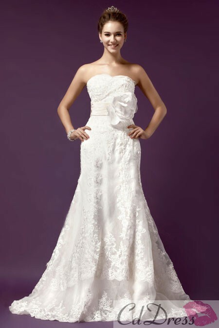 lace wedding dress, wedding dress and hairstyle