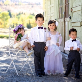 flower girls and page boys