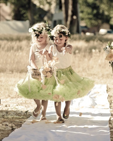 flower girls and page boys