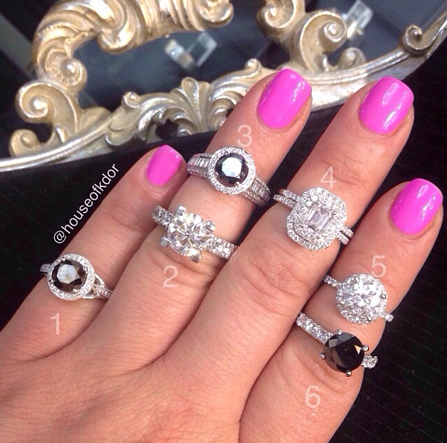 diamonds, engagement rings, bride and no le caben