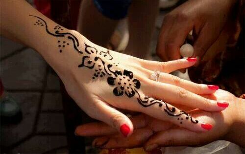 girls, Tattoos and henne