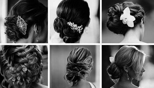 black and white, WeddingHair and hair