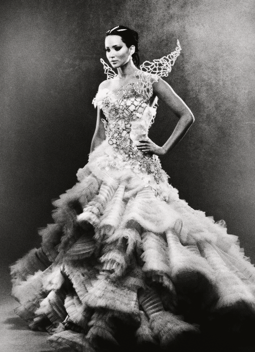 the hunger games, katniss everdeen, Jennifer Lawrence and wedding dress