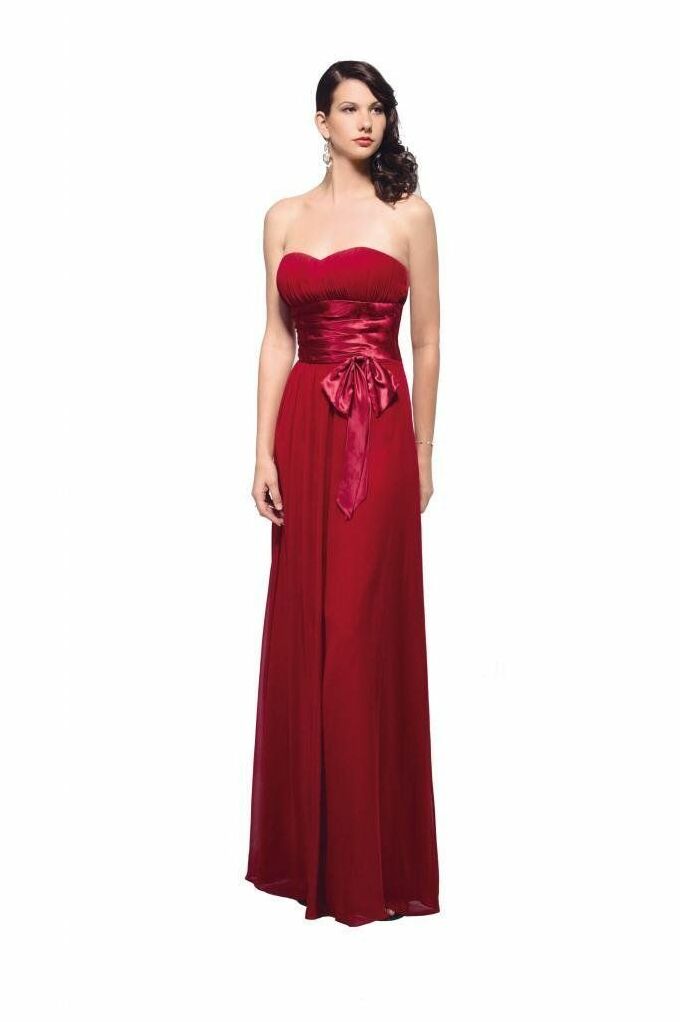red, long, evening dress and christmas