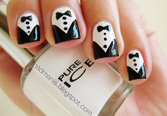 black, pretty and white