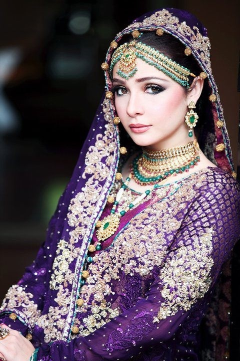 gorgeous, beautiful, bride and purple