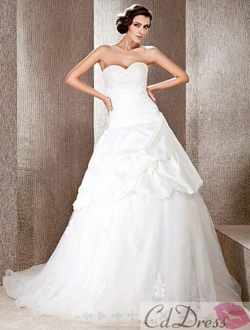 white, fashion, wedding dress 2014 and long