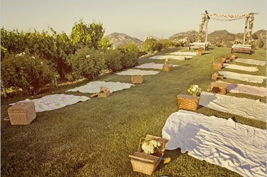 party inspiration, picnic and picnic setting