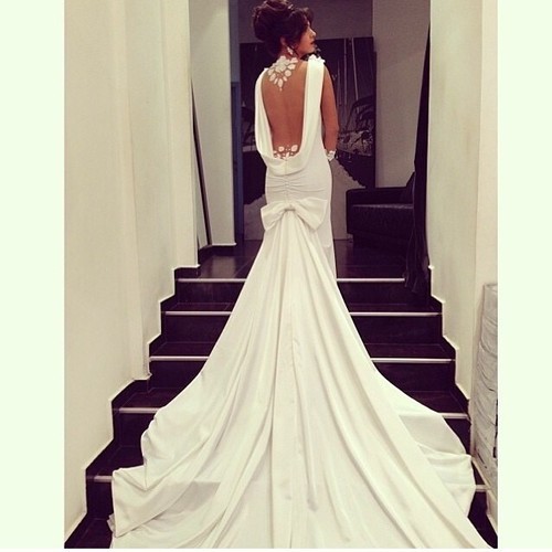 white, wedding dress, wonderful and steps