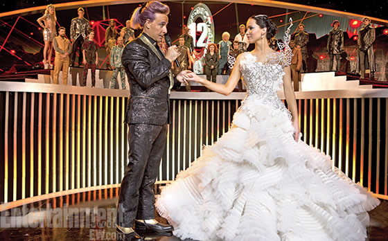 the hunger games, wedding dress and thg