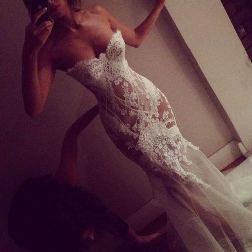 dress, too showy, white and girl