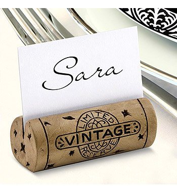 placecardholder, winecork and weddingfavors