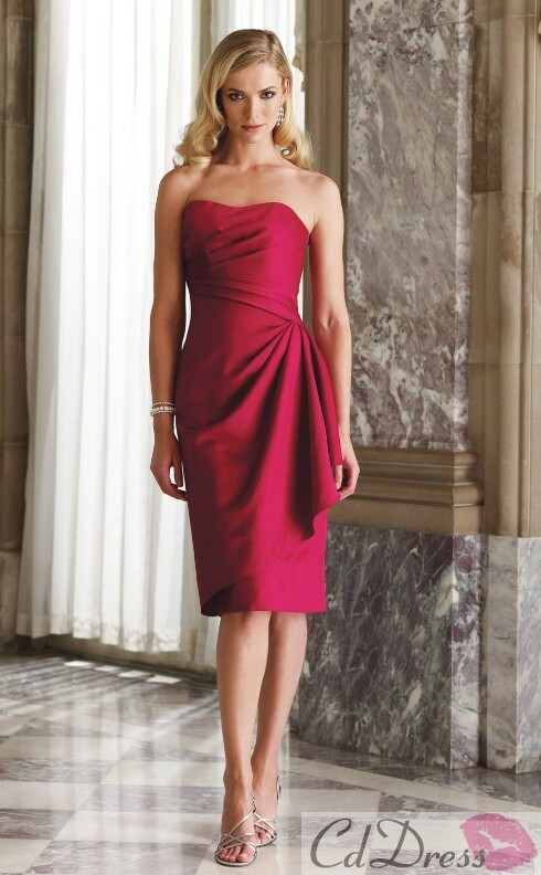 red, grad dress, bridesmaid dress 2014 and prom dress