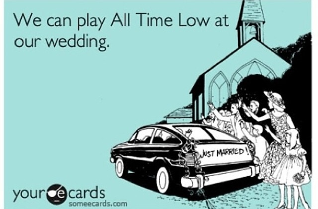 all time low, bands and ecard