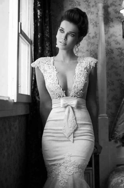 lace, dress and bow