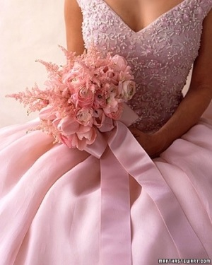 pink, pretty and wedding dress