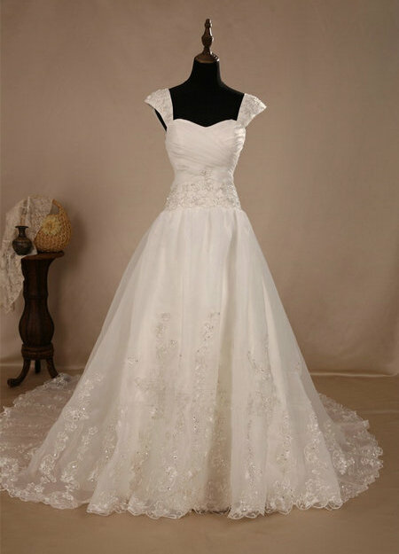 beautiful, wedding dress and wedding day