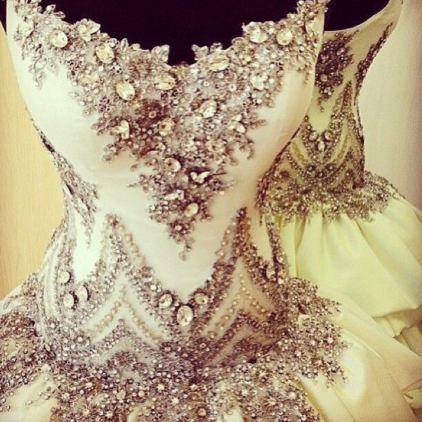 silver, sparkle, dress and cream