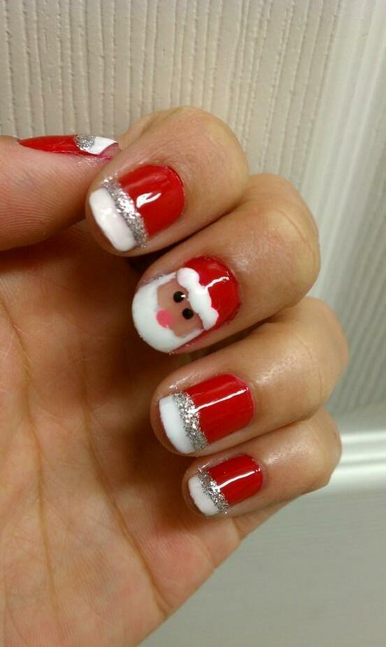 santa, nail art, christmas and xmas
