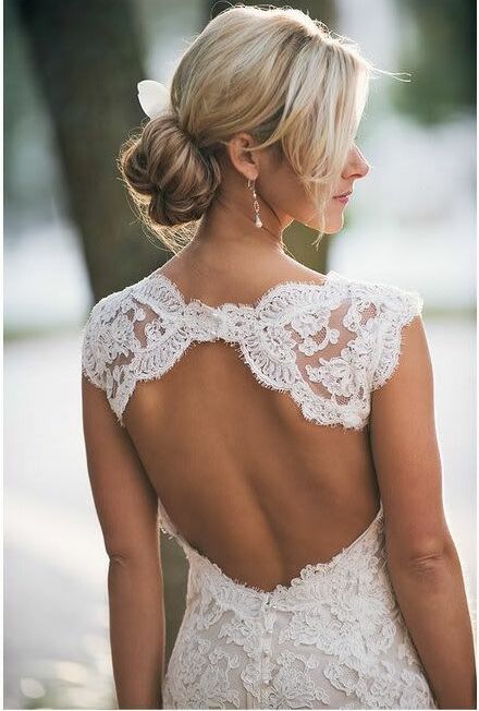 backless, lacey and white
