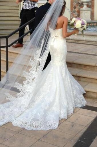 dress, bow and fitted