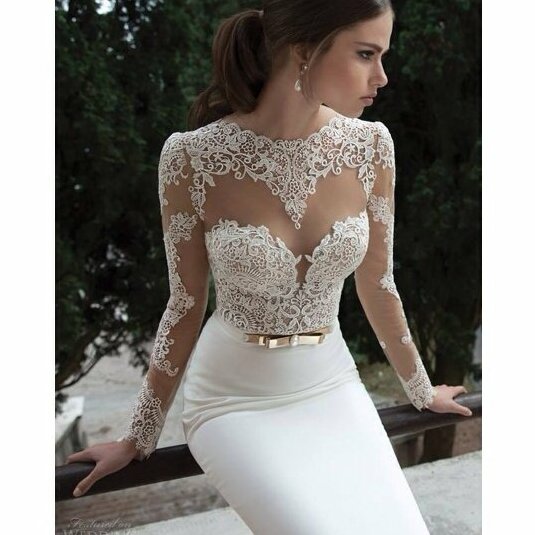 lace wedding dress, bride, white dress and stylish