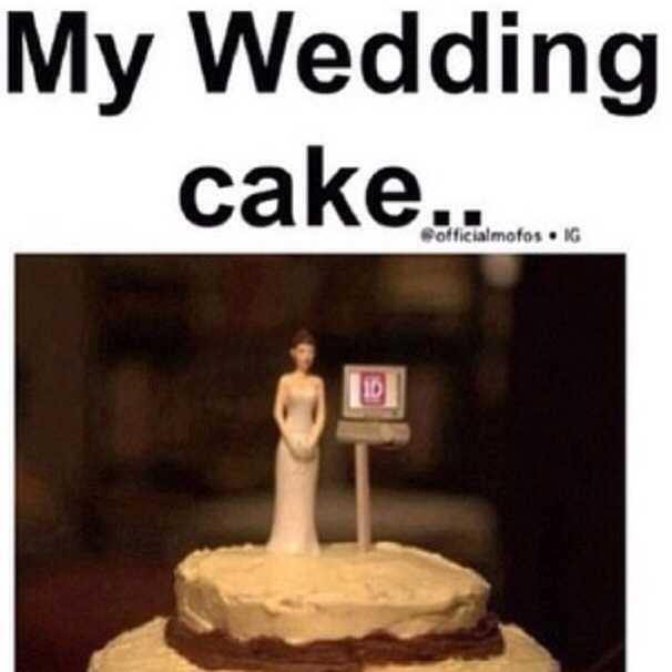 1d, one direction, cake and bride