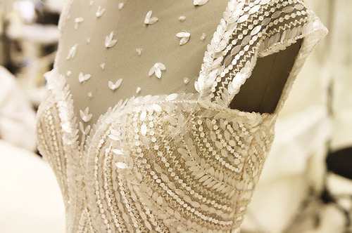 beads, bride and flowers